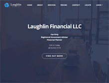 Tablet Screenshot of laughlinfinancial.com